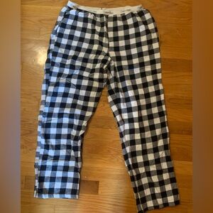 Calvin Klein Black and White Sleepwear Pants